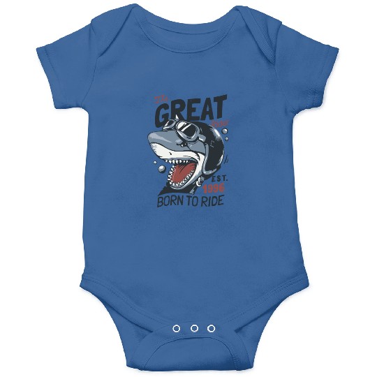 shark ride rider race Onesies