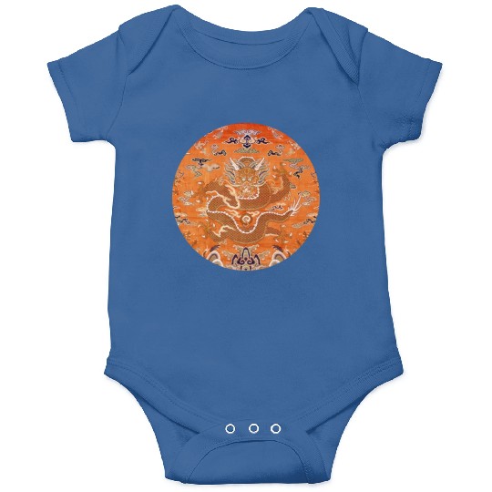 Chinese dragon fabric Onesies