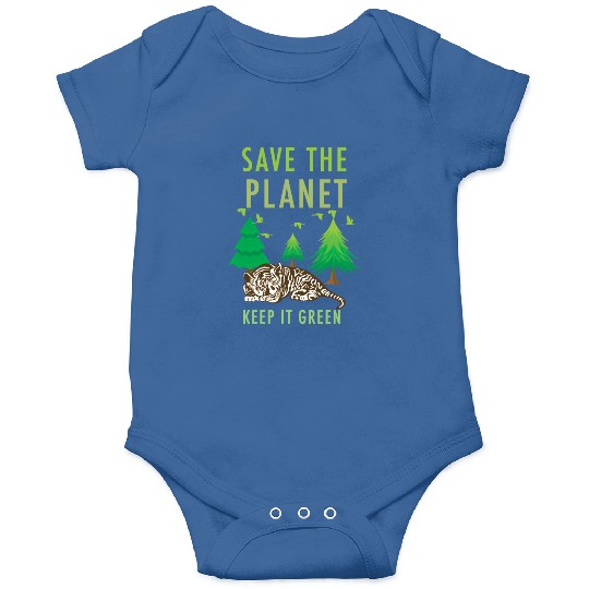 Save The Planet Keep It Green Onesies