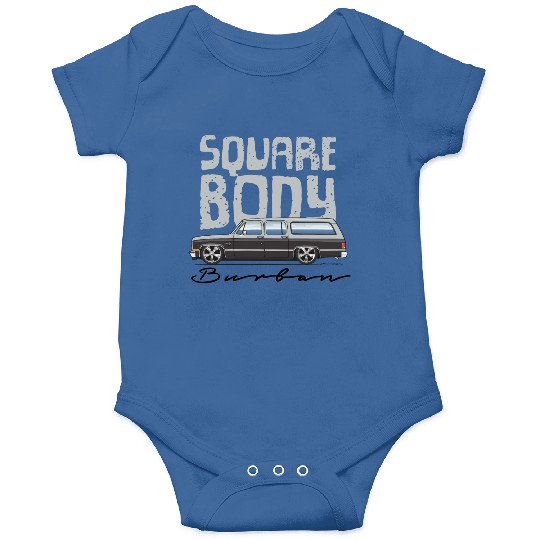 square body Light Silver Onesies