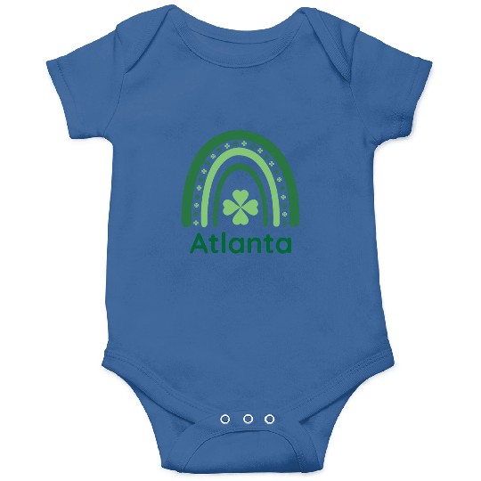 Atlanta Clover Charm Boho Rainbow Onesies