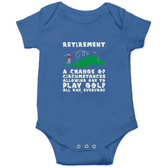 Retirement Gift Golf Golfer Onesies