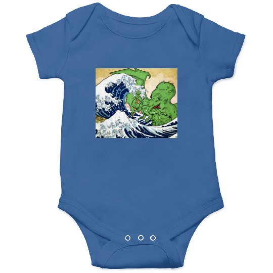 The Great Wave off Octopus Onesies