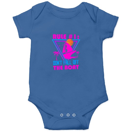 Don't Fall Off The Boat Funny Sailing Onesies