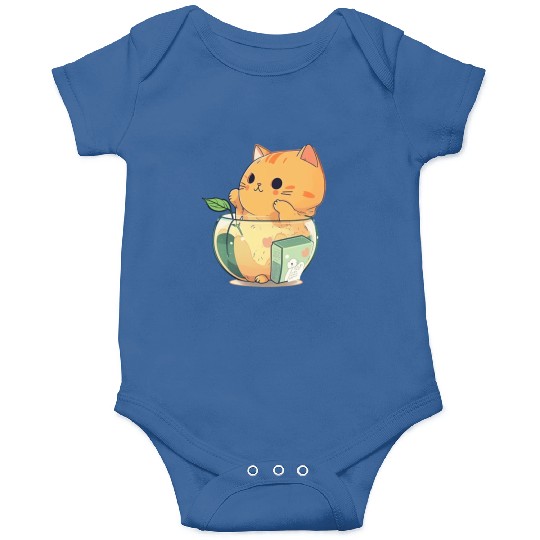 Cat in Fish Bowl Onesies