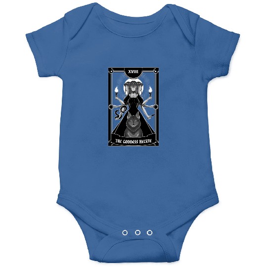Anime Tarot Card Goddess Hecate Occult Gothic Witc Onesies