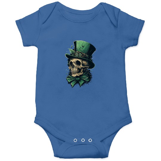 St Patrick s Lucky Irish Skull Onesies