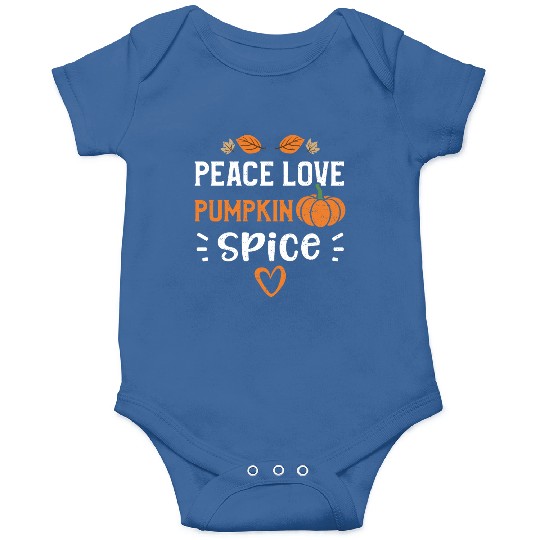 Peace Love Pumpkin Spice - Pumpkin Onesies