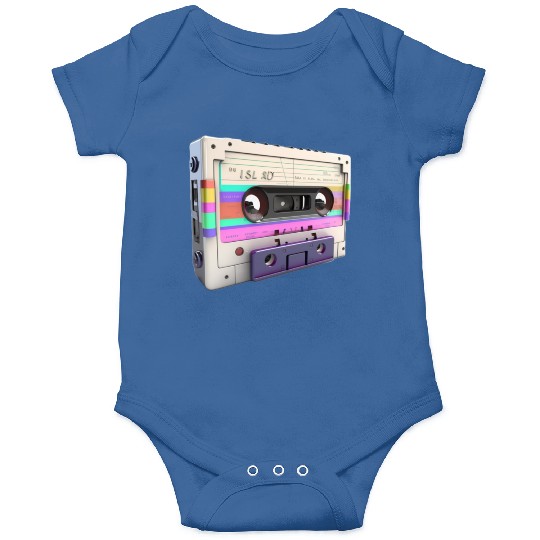 80s Music Cassette Tape : 3D, Neon, 80s songs Onesies