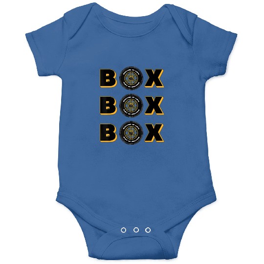 Formula Racing Car Tyres Wheels Box Box Box Pit B Onesies