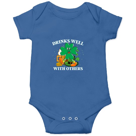 Drinks Well With Others St. Patrick's DayT-Onesies