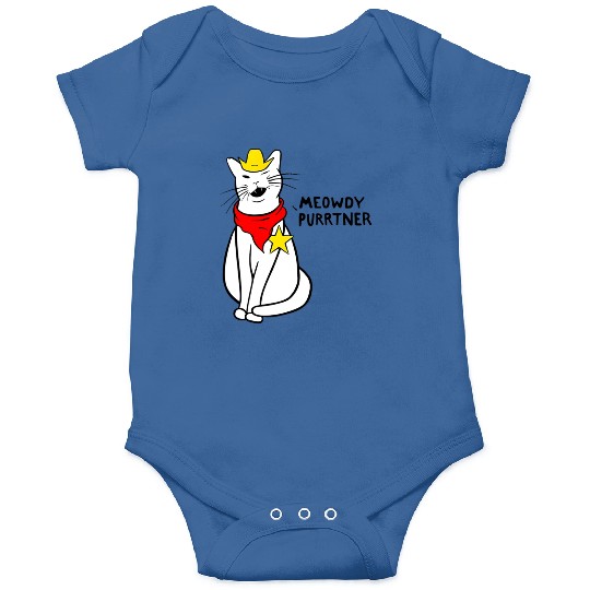 meowdy cat partner Onesies