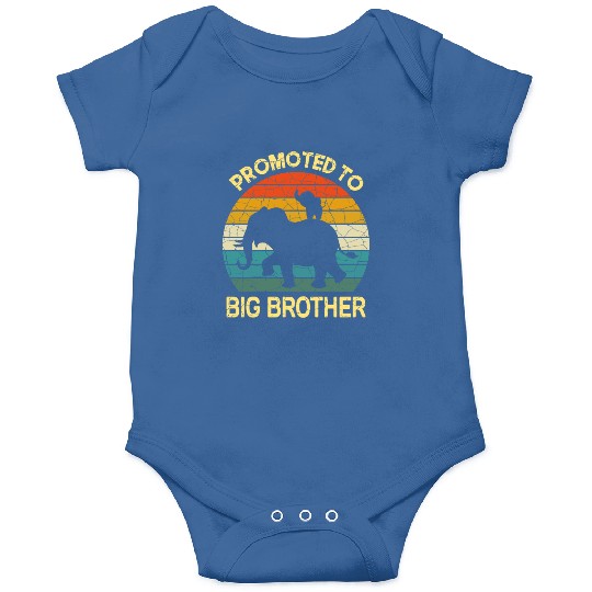 Promoted to big brother Elephant Gift Onesies