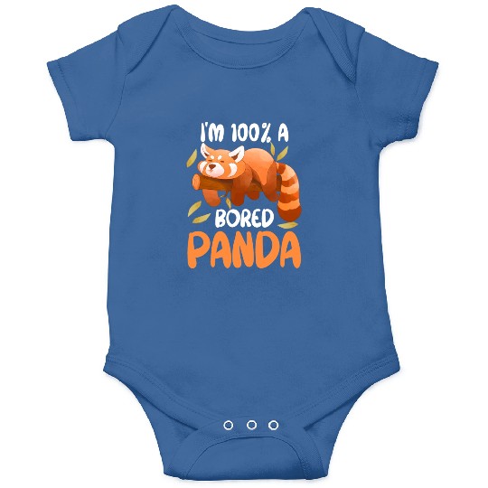 Red Panda Bored Cute Animal Lazy Animal Lover Onesies