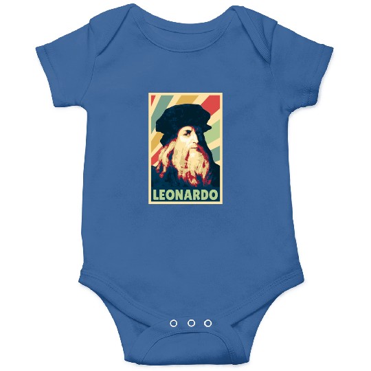 Leonardo Da Vinci Vintage Colors Onesies