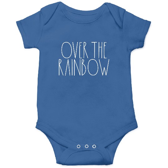 Over the Rainbow White Rae Dunn Inspired Decor Onesies