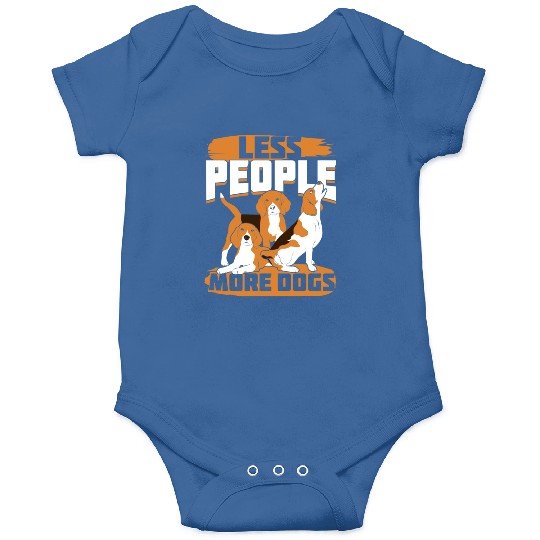 Less People More Dogs Beagle Owner Gift Onesies