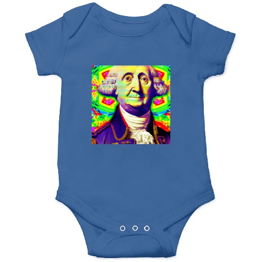 Trippy George Washington Onesies