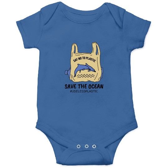 Save The Ocean Dolphins Save The Earth Environment Onesies