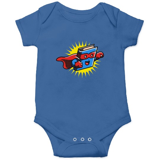 Book Hero Reading Book Lover Comic Book Comics Onesies