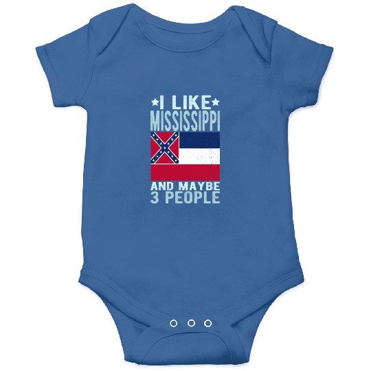 Mississippi Flag US State Onesies