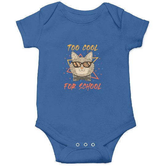 Too Cool For School Sunglasses Todd Onesies