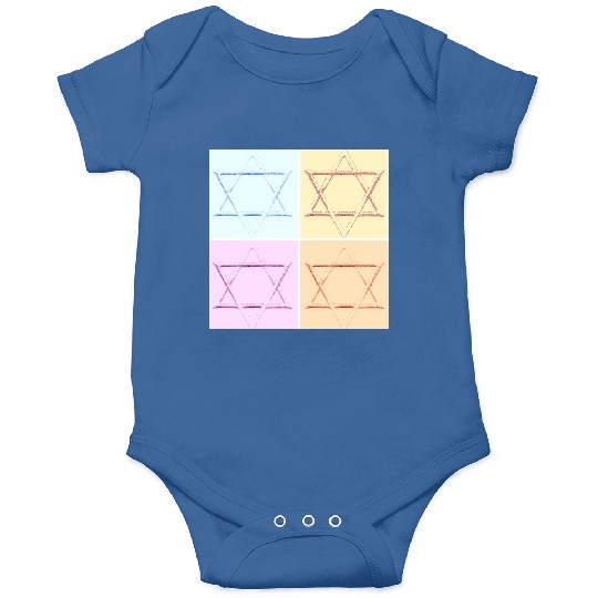Star of David Design Onesies