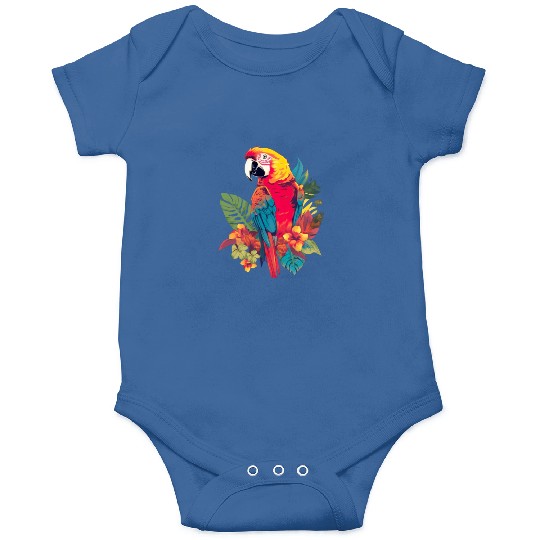 Macaw Parrot for a Bird Lover Animal Lover Onesies