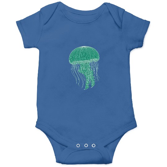 Sea life, Green Jellyfish Onesies