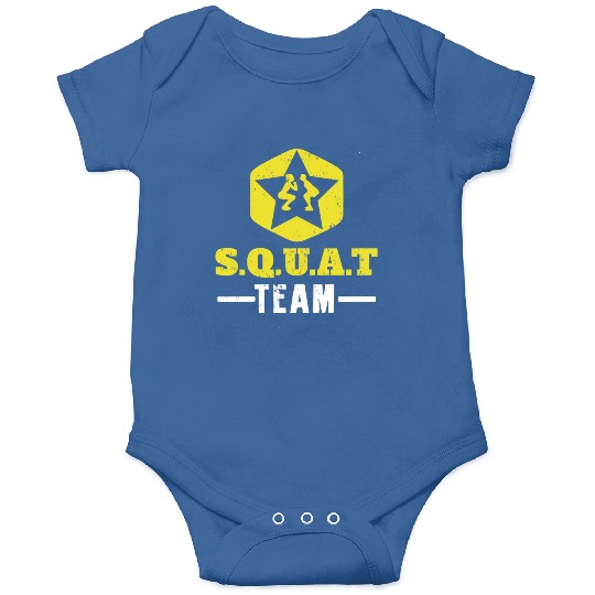 Squat Team Workout Weightlifting Gym Onesies