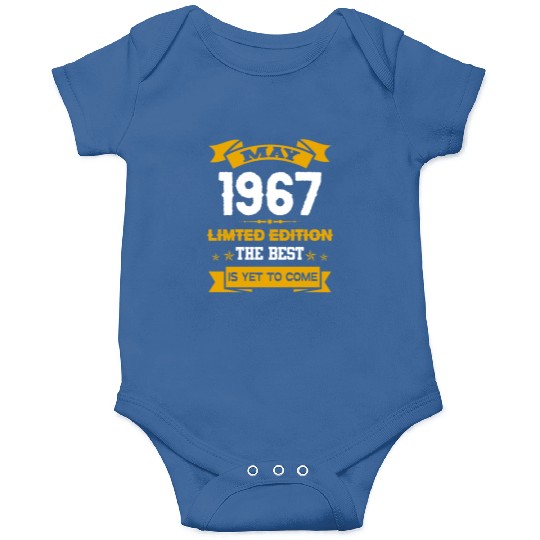 May 1967 Birthday Surprise Onesies