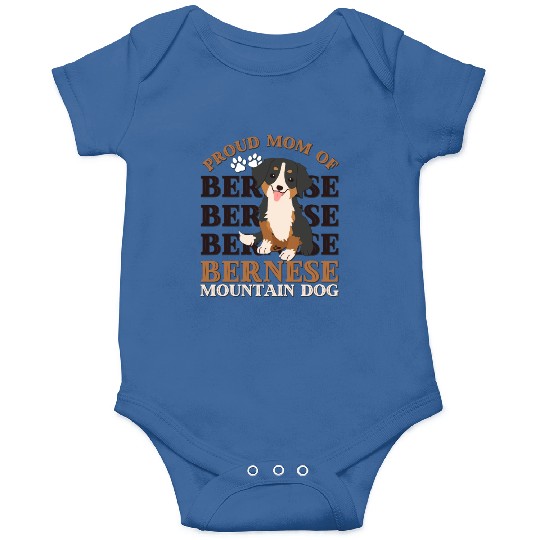 Bernese Mountain Dog mom of Bernese Mountain dogs Onesies