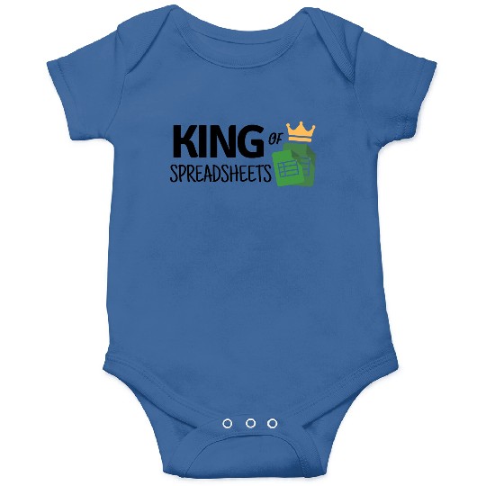 King of Spreadsheets - Excel, Accounting, Sheets Onesies