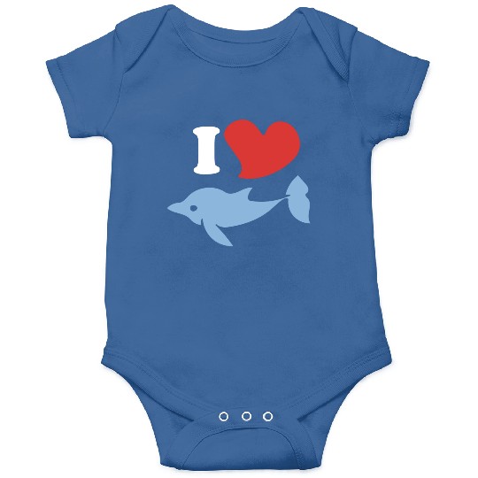I love dolphins 1 Onesies