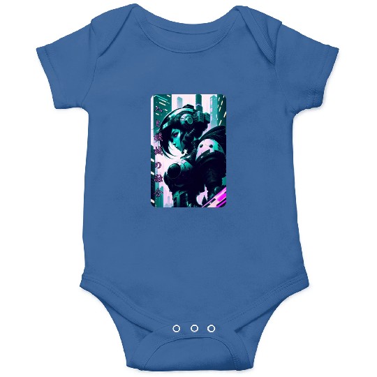 Neon Nights: A Cyberpunk Design 9 Onesies