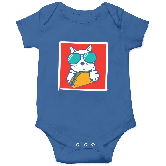 Cool Cat Taco Lover Onesies