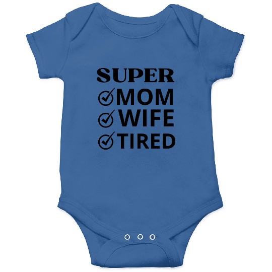 vintage international women's day mom,wife,tired Onesies