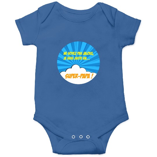 Super-dad super-hero Best dad Father's day Comics Onesies