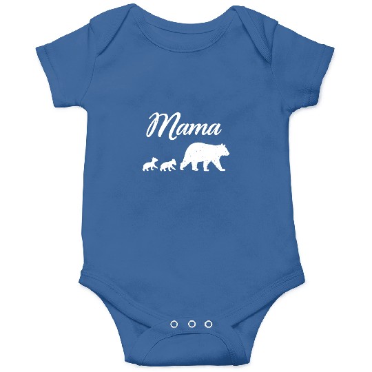 Mama Bear - With Two Cubs Twin Mom Mother's Day Gi Onesies
