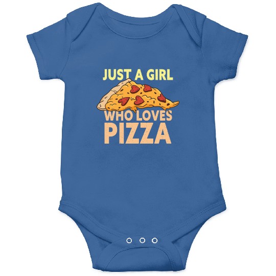 Just A Girl Who Loves Pizza Funny Pizza Lover Onesies