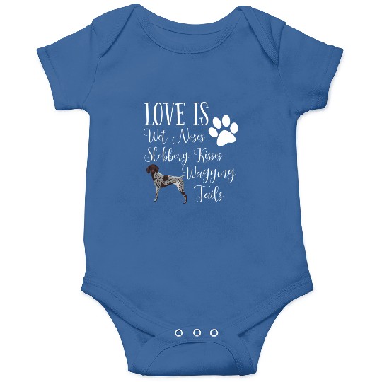 German Shorthair Pointer I Love My Dog Quote Onesies