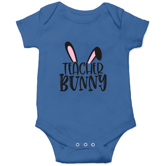 Teacher Bunny Teaching Happy Easter Onesies