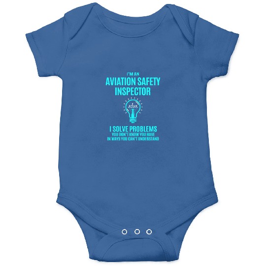 Aviation Safety Inspector Onesies - I Solve Proble