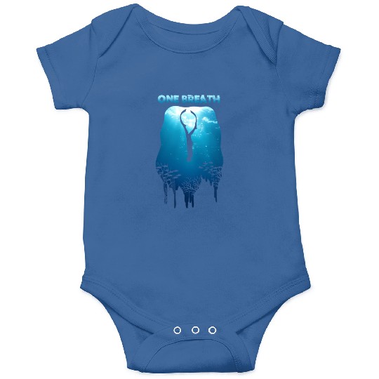 Freediving One Breath Diving Apnea Ocean Free Dive Onesies