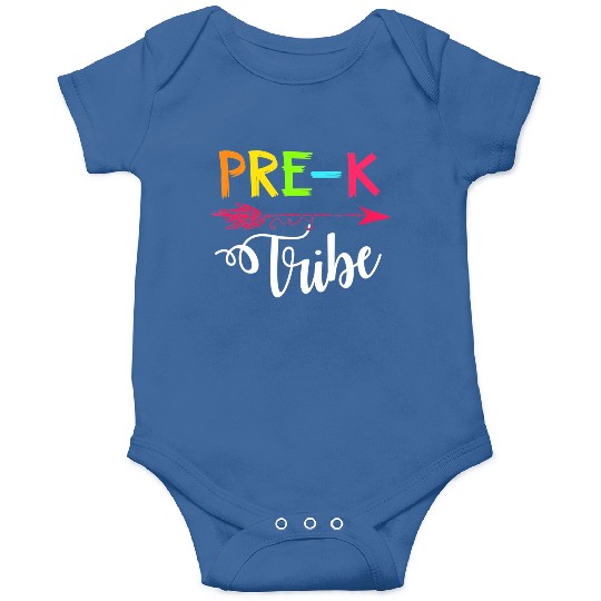 Team Pre K Teacher Tribe Back To School Onesies