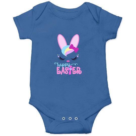 Happy Easter Bunny Sleeping Face Christian Onesies