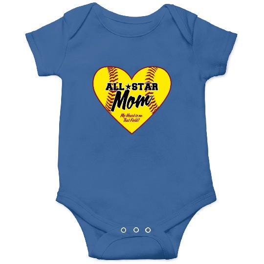 All-Star Softball Mom Onesies