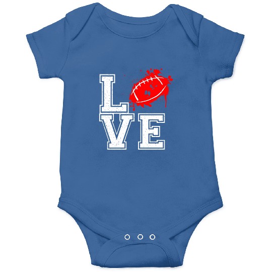 I Love Football Onesies