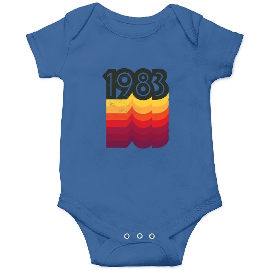 80S Style 39Th 1983 Onesies