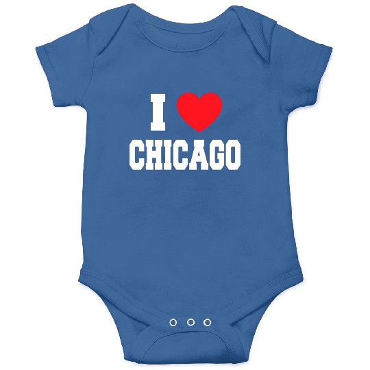 I Love Chicago Onesies